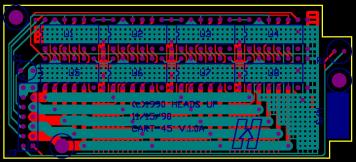 Alphanumeric LED circuit board