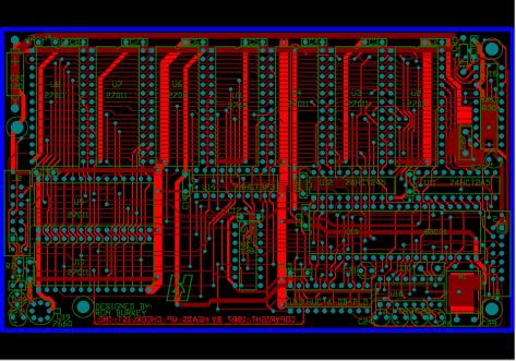 10 MHz 8051 CPU with 1.1 Mbyte EPROM, PLD, and D/A converter.