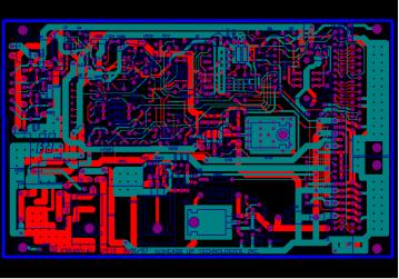 Power supplies, audio amps, and other analog circuitry.