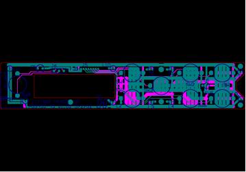 LED circuit board for remote-control panel.